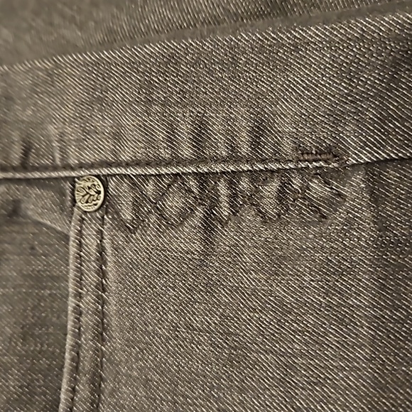 prAna Jada Jeans 8 / 29 Mid-Rise Standard Boot Leg Black Out - Picture 4 of 7